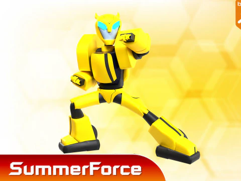 Bumblebee - Transformers Animated 3D Model