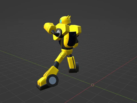 Bumblebee - Transformers Animated 3D Model