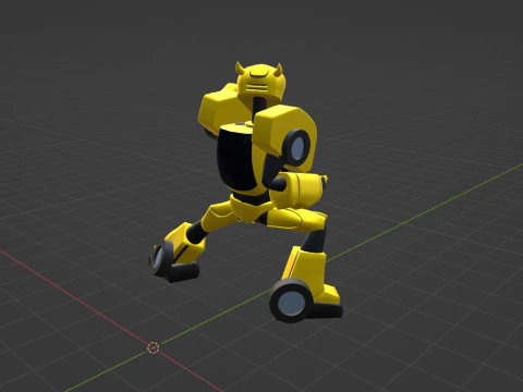 Bumblebee - Transformers Animated 3D Model