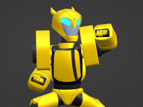 Bumblebee - Transformers Animated 3D Model