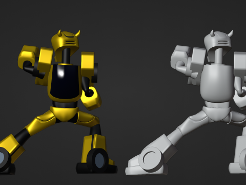 Bumblebee - Transformers Animated Model 3D