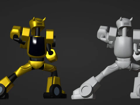 Bumblebee - Transformers Animated 3D Model