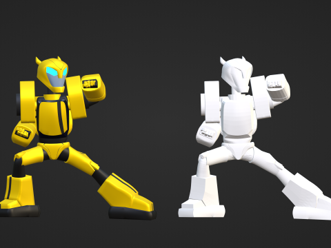 Bumblebee - Transformers Animated Model 3D