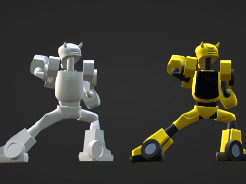 Bumblebee - Transformers Animated 3D Model