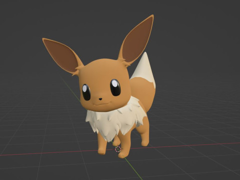 Eevee - Pokemon 3Dモデル