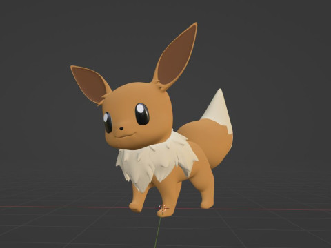 Eevee - Pokemon 3Dモデル