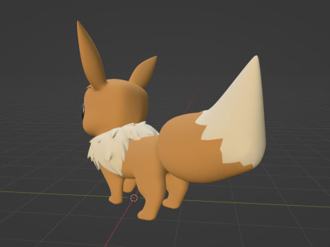 Eevee - Pokemon 3Dモデル