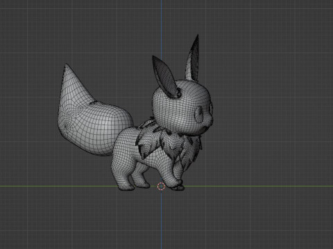 Eevee - Pokemon 3Dモデル