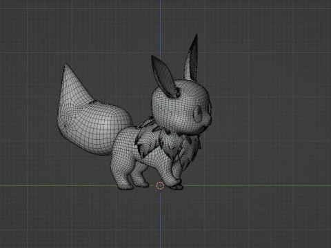 Eevee-Pok&eacute;mon Modello 3D