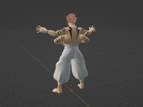 Sukuna True Form - Jujutsu Kaisen 3D Model
