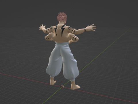 Sukuna True Form - Jujutsu Kaisen 3D Model