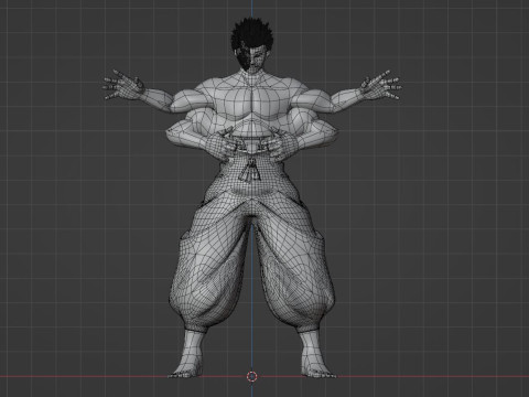 Sukuna True Form - Jujutsu Kaisen 3D Model