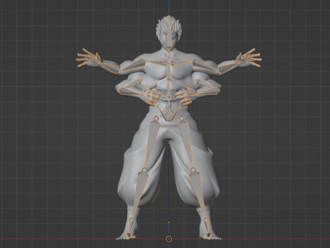 Sukuna True Form - Jujutsu Kaisen 3D Model