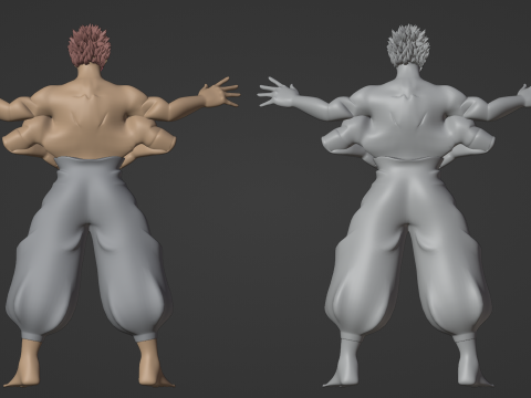 Sukuna True Form - Jujutsu Kaisen 3D Model