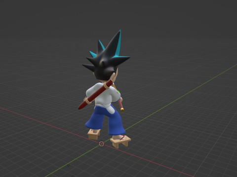 Yaiba Kurogane - Samurai Legend 3D Model