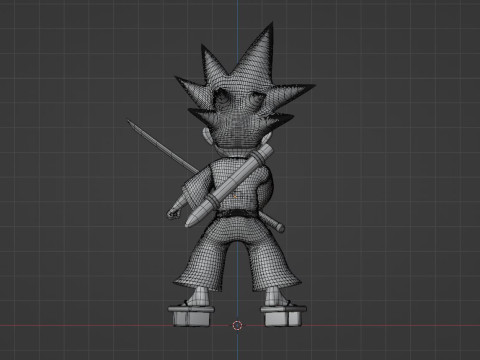 Yaiba Kurogane - Samurai Legend 3D Model