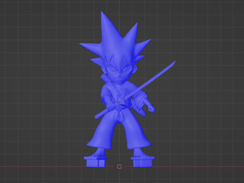 Yaiba Kurogane - Samurai Legend 3D Model