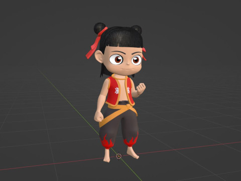 Kid Ne Zha - Ne Zha 3D Модель