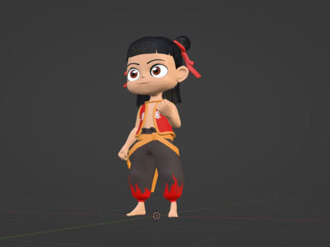 Kid Ne Zha - Ne Zha 3D Модель