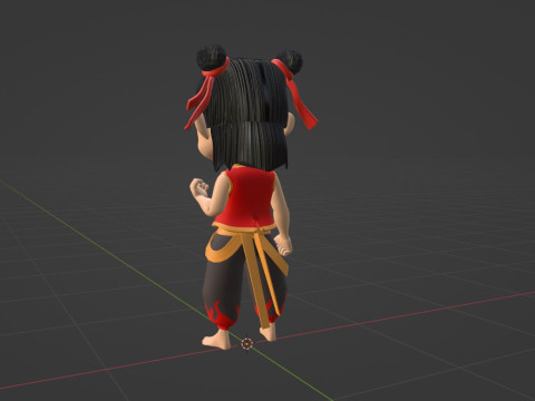 Kid Ne Zha - Ne Zha 3D Модель
