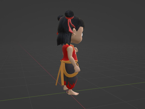 Kid Ne Zha - Ne Zha 3D Модель