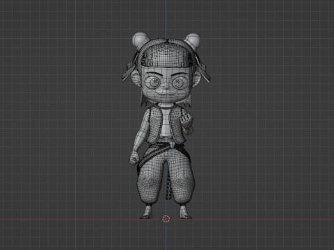 Kid Ne Zha - Ne Zha 3D Модель