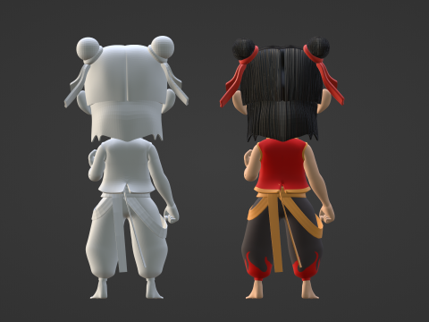 Kid Ne Zha - Ne Zha 3D Модель
