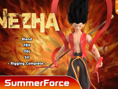 Forma verdadera de Ne Zha - Ne Zha Modelo 3D