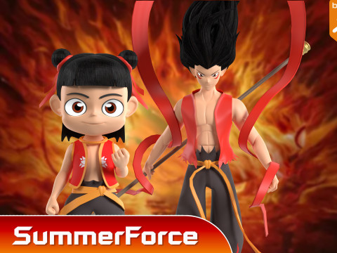 Ne Zha True Form - Ne Zha 3D Model