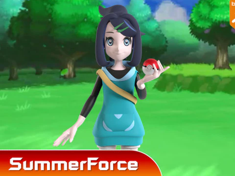 Liko - Pokemon Horizons 3D Model