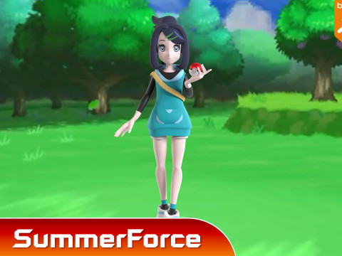 Liko - Pokemon Horizons Modello 3D