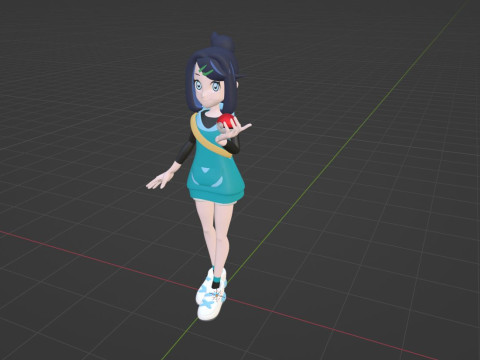 Liko - Pokemon Horizons Modello 3D