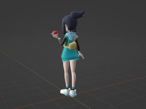 Liko - Pokemon Horizons 3D Model