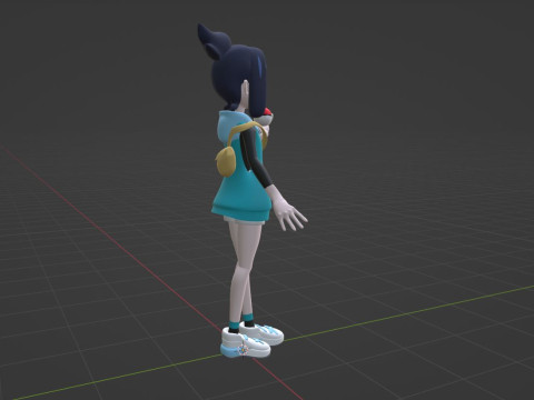 Liko - Pokemon Horizons Modello 3D