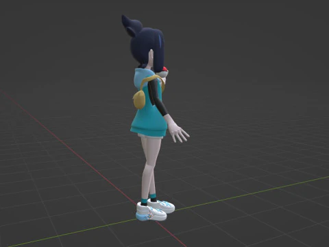 Liko - Pokemon Horizons 3D Model