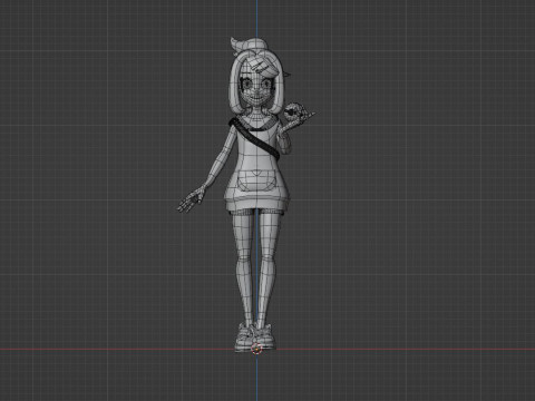 Liko - Pokemon Horizons Modello 3D