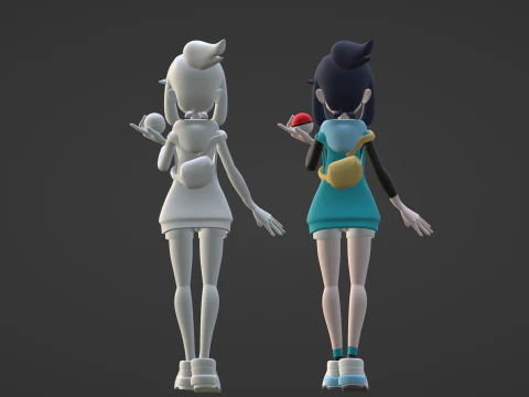 Liko - Pokemon Horizons 3D Model
