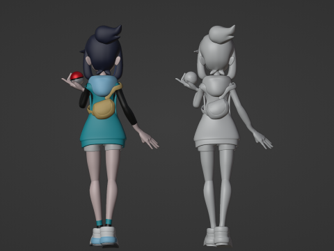 Liko - Pokemon Horizons Modello 3D