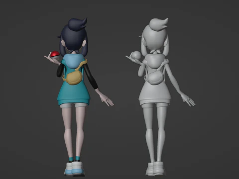 Liko - Pokemon Horizons 3D Model
