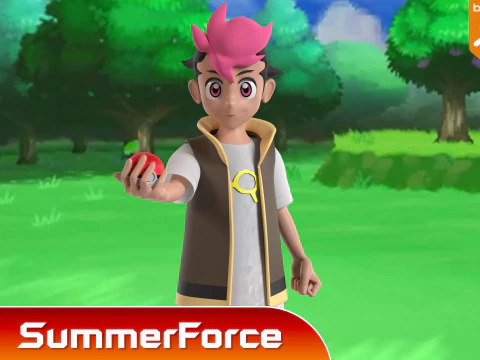 Roy - Pok&eacute;mon Horizons Modèle 3D