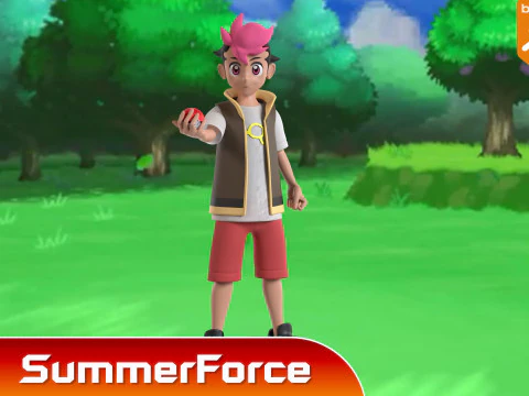 Roy - Pok&eacute;mon Horizons Modèle 3D