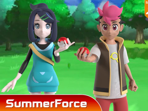 Roy - Pok&eacute;mon Horizons Modèle 3D