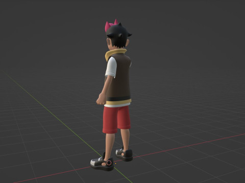 Roy - Pokemon Horizons Modello 3D