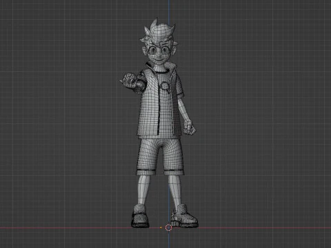 Roy - Pok&eacute;mon Horizons Modèle 3D