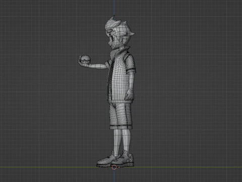 Roy - Pok&eacute;mon Horizons Modèle 3D