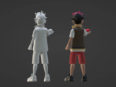 Roy - Pok&eacute;mon Horizons Modèle 3D