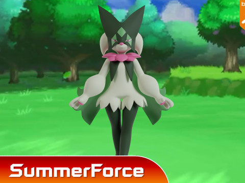 Meowscarada - Pokemon Horizons 3D Model