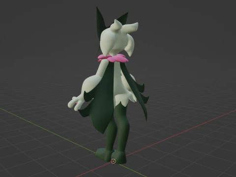 Meowscarada - Pok&eacute;mon Horizontes Modelo 3D
