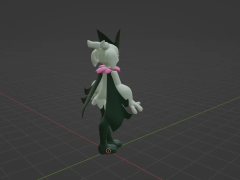 Meowscarada - Pok&eacute;mon Horizontes Modelo 3D