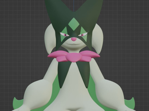 Meowscarada - Pokemon Horizons 3D Model